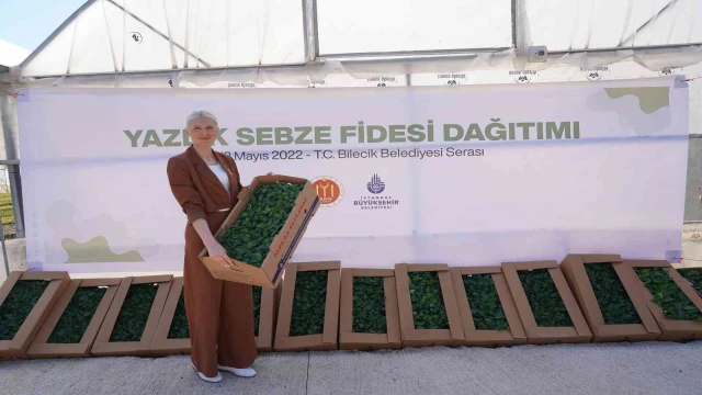 Bilecik’te çiftçilere 100 bin domates, biber, karpuz ve patlıcan fidesi dağıtıldı