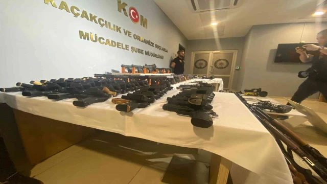 Bursa tarihinde tek seferde ele geçirilen en fazla silah operasyonu