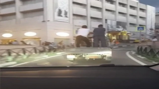 Bursa’da tehlikeli yolculuk kameralarda