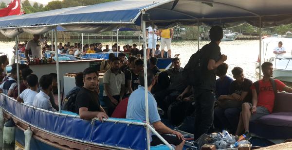 Muğla'da 122 kaçak göçmen yakalandı
