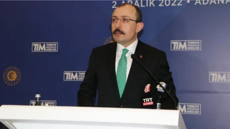 Bakan Muş: İhracat rakamı geçen yıla göre yüzde 1,9 artarak 21,9 milyar dolara ulaştı