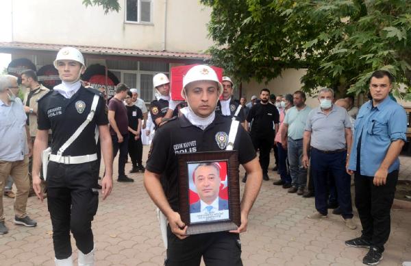 Kanserden hayatını kaybeden emniyet müdürü, son yolculuğa uğurlandı 