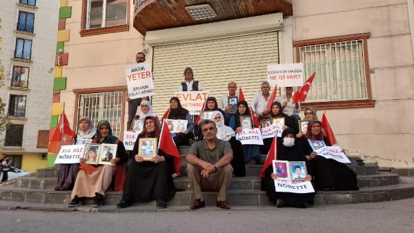 Diyarbakır'da evlat nöbetindeki aile sayısı 315 oldu