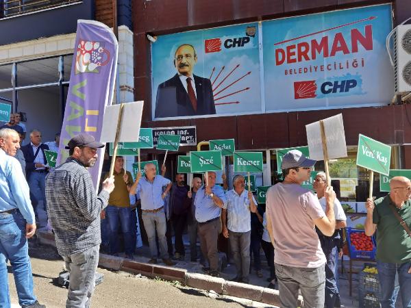 Tunceli'de köylülerden katı atık tesisi protestosu
