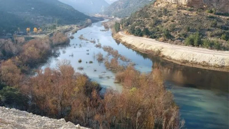 Göksu Nehri'nin rengi, yine siyaha döndü