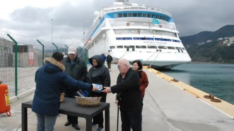 Amasra'ya kruvaziyerle 5 ayda 5 bin 183 turist