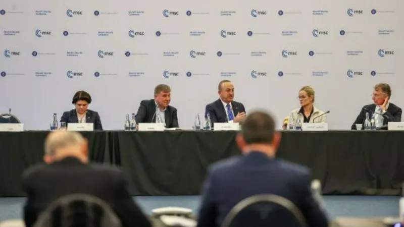 Bakan Çavuşoğlu, Münih Güvenlik Konferansı’na katıldı