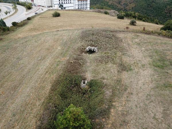 İzmit'te tümülüslerde defineci talanı