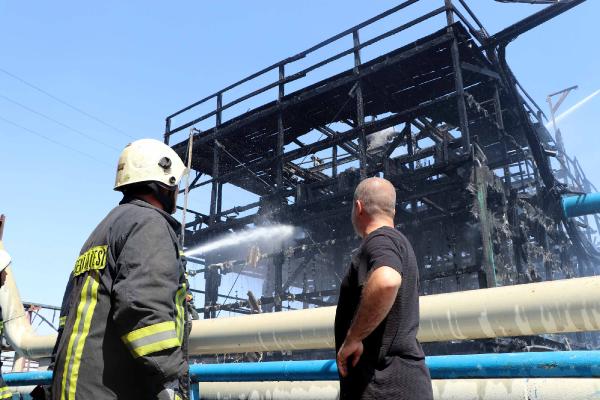 Kayseri Şeker Fabrikası'nda yangın