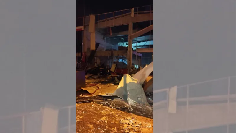 Ankara'da kauçuk fabrikasında yangın: 2 yaralı