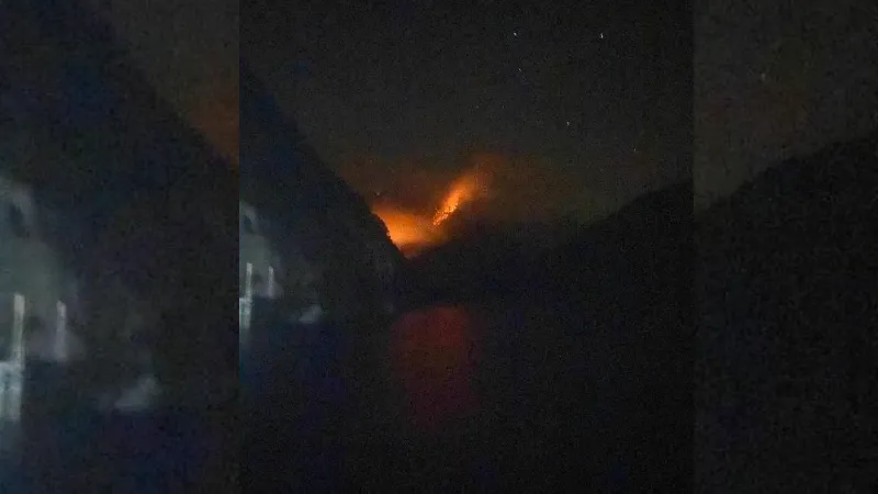 Osmaniye'deki orman yangını; havadan müdahale sürüyor