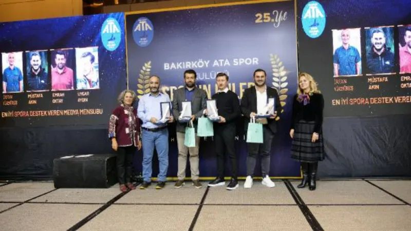 Bakırköy Ata Spor Kulübü 'Sporun Enleri" ödülleri sahiplerini buldu 
