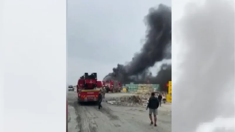Avcılar'da işçilerin kaldığı konteynerde yangın 