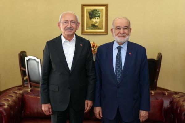 Kılıçdaroğlu, Karamollaoğlu ile görüştü