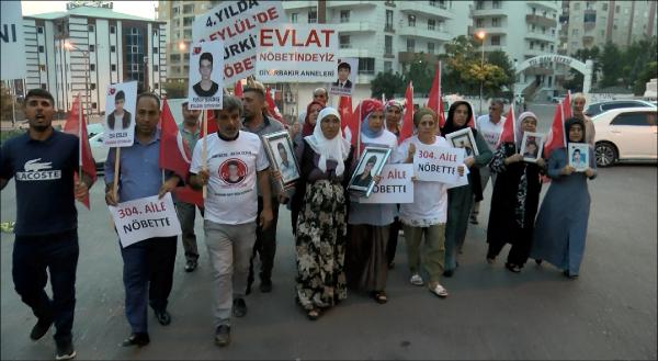 Diyarbakır'da evlat nöbetindeki aile sayısı 304 oldu