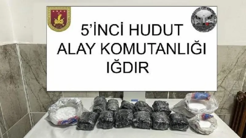 MSB: Iğdır'da 12 kilo metamfetamin ele geçirildi