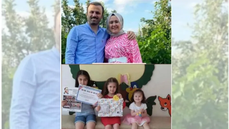 Adana'da enkazda kalan öğretmen çift ve 3 kızı toprağa verildi