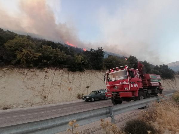Antalya'da makilik yangını