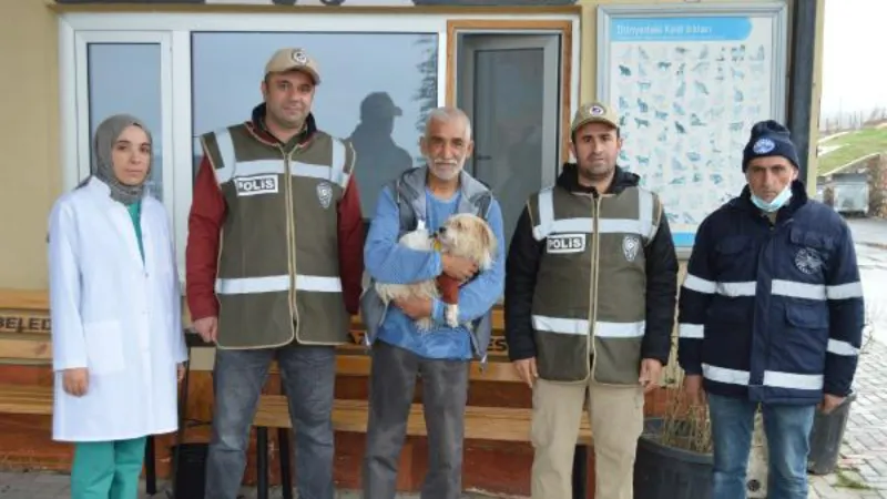 Muğla’da 1 yıl önce çalınan köpek, mikroçip sayesinde Elazığ’da bulundu