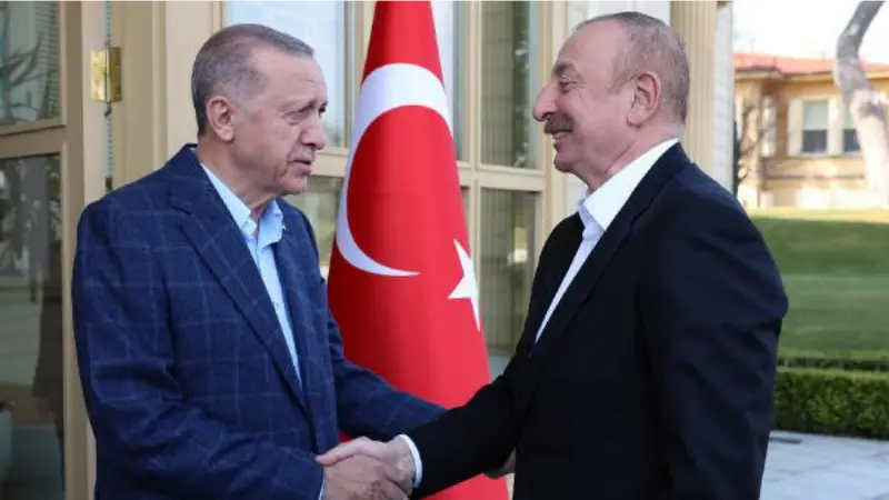 Erdoğan Azerbaycan Cumhurbaşkanı Aliyev'i kabul etti