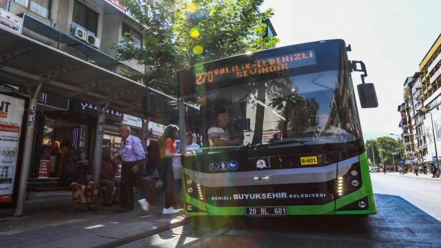 Denizli’de bayramda otobüsler ücretsiz