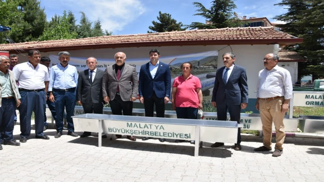 Doğanşehirli yetiştiricilere sıvat desteği