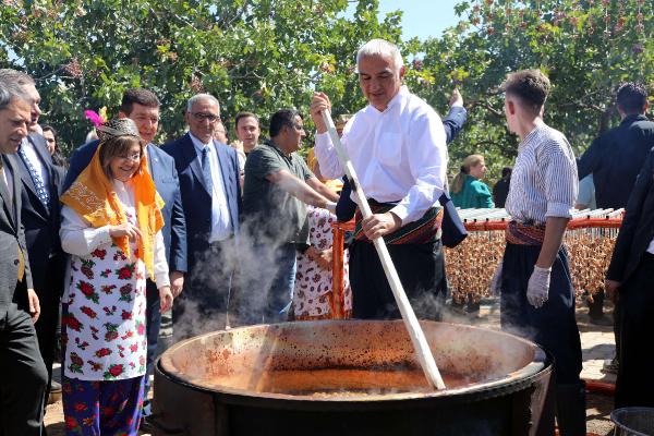GastroAntep, fıstık hasadı ve şire yapımı ile başladı