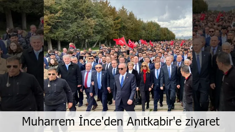 Muharrem İnce'den Anıtkabir'e ziyaret