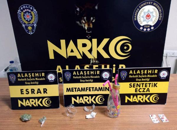 Alaşehir'de uyuşturucu operasyonuna 3 tutuklama