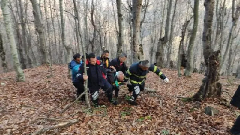 Tokat'ta otomobil, uçuruma yuvarlandı: 3 yaralı