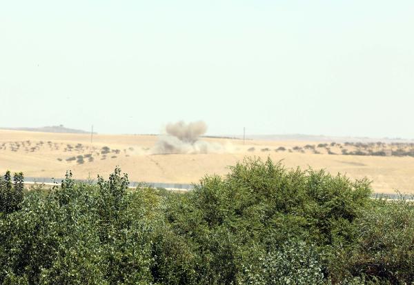 Terör örgütü PKK/YPG'den Karkamış'a havan saldırısı