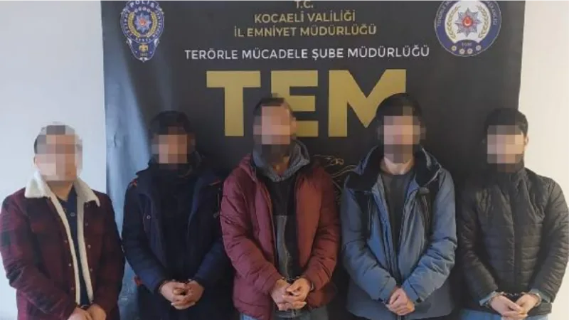 Kocaeli’deki DEAŞ operasyonunda 5 tutuklama