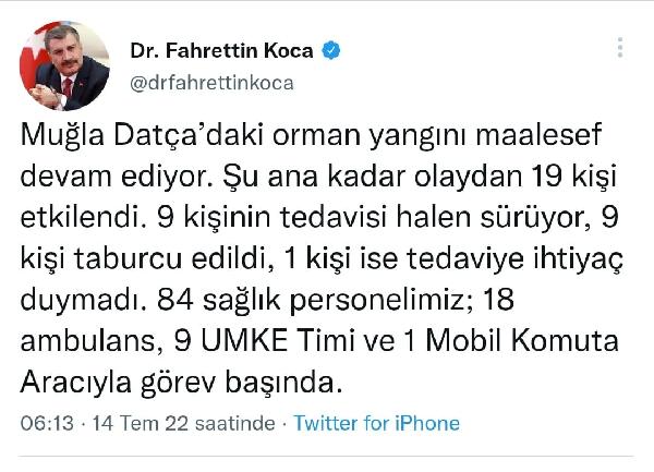 Datça'da orman yangını (13)