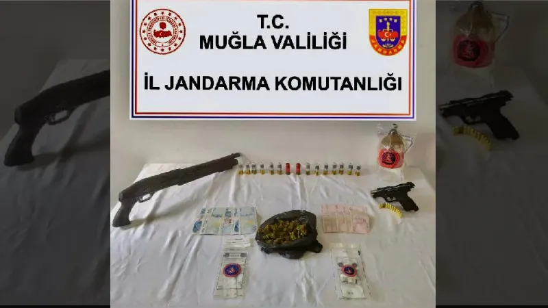 Muğla'da uyuşturucu operasyonu; 2 gözaltı