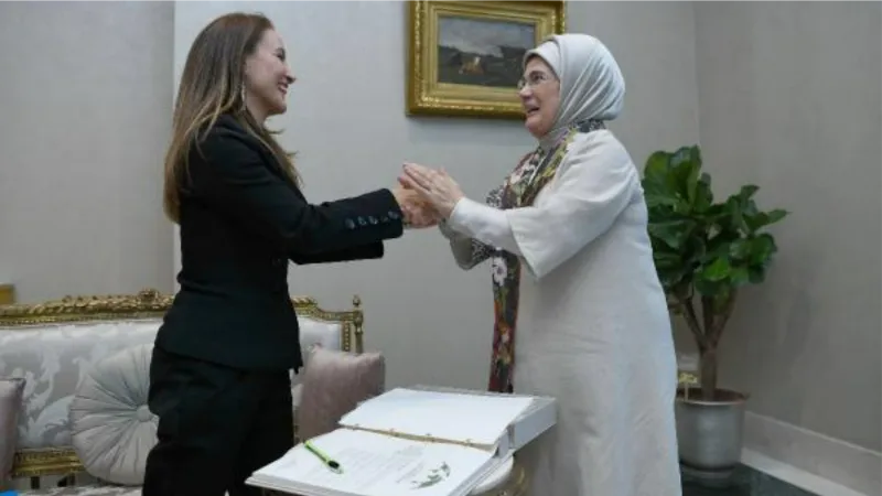 Emine Erdoğan, UNICEF Türkiye Temsilcisi ile görüştü