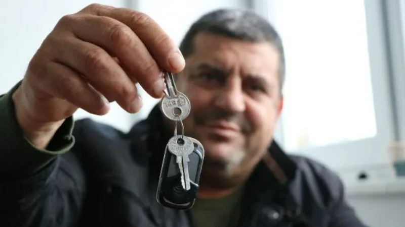 'Karabaş' anahtarla uçtu