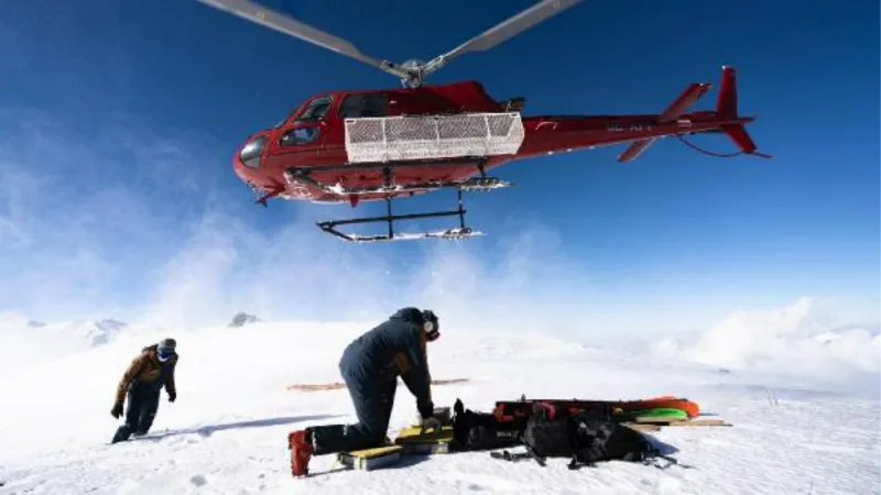 Kaçkarlarda 'heliski' heyecanı başlıyor