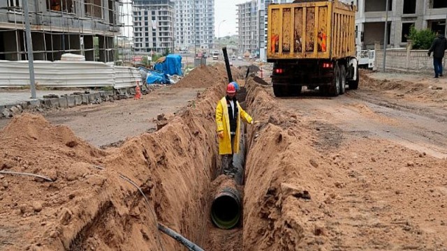 Ertuğrul Gazi Caddesi’nde Yağmur Suyu Hattı Yapımı Tamamlandı