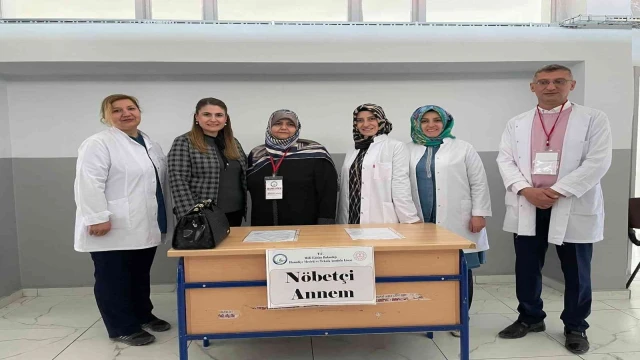 Erzurum Hamidiye Mesleki ve Teknik Anadolu Lisesinden dikkat çeken bir uygulama “Nöbetçi Annem”