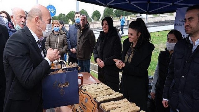 Eskişehir’in tohumları İzmir’de de vatandaşlarla buluştu