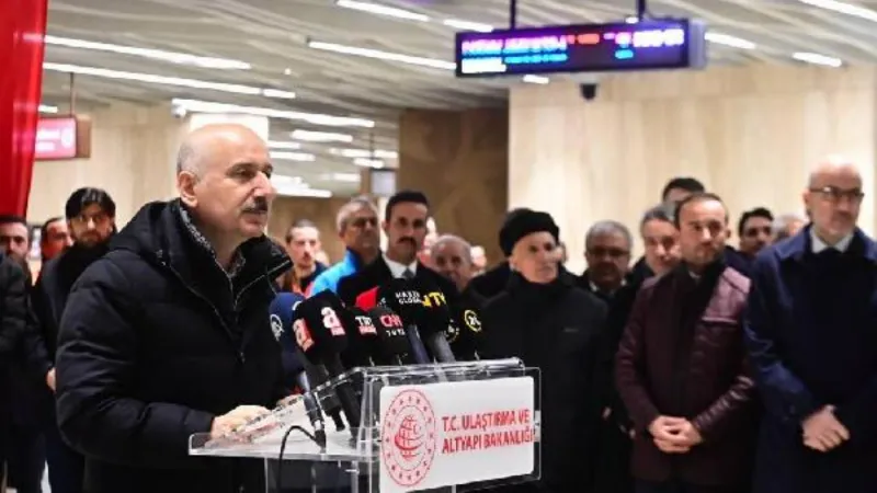 Bakan Karaismailoğlu: Kağıthane-İstanbul Havalimanı metrosu 22 Ocak'ta açılacak