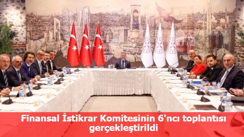 Finansal İstikrar Komitesinin 6'ncı toplantısı gerçekleştirildi