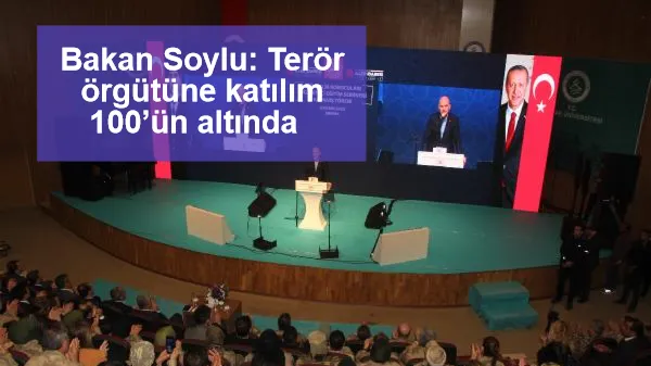 Bakan Soylu: Terör örgütüne katılım 100’ün altında  