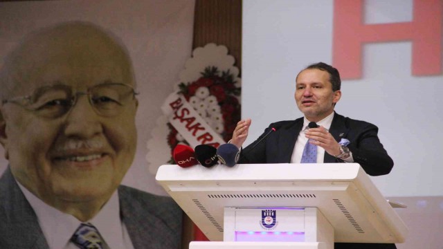 Fatih Erbakan: “300 bin üyesiyle Türkiye’nin en dinamik partisiyiz”