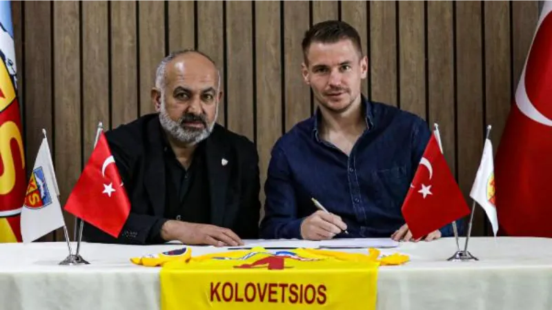 Kayserispor, Dimitrios Kolovetsios’un sözleşmesini uzattı