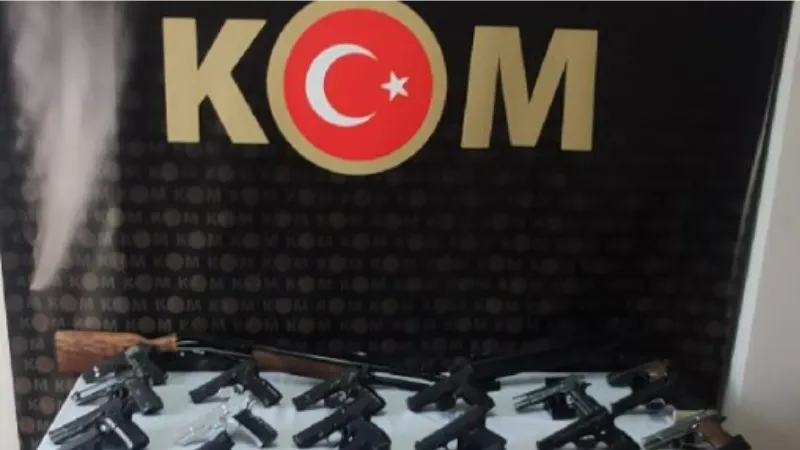 Malatya'da silah kaçakçılığı operasyonunda 8 tutuklama