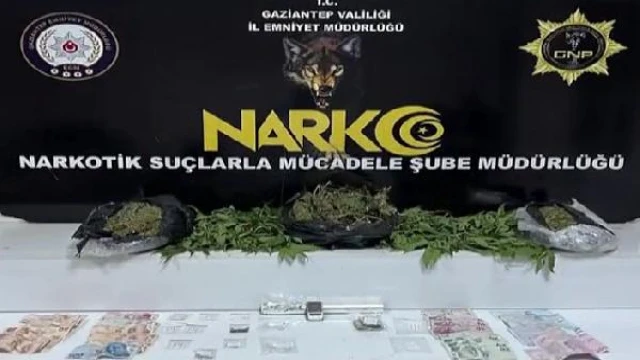 Gaziantep’te uyuşturucu operasyonu: 13 gözaltı