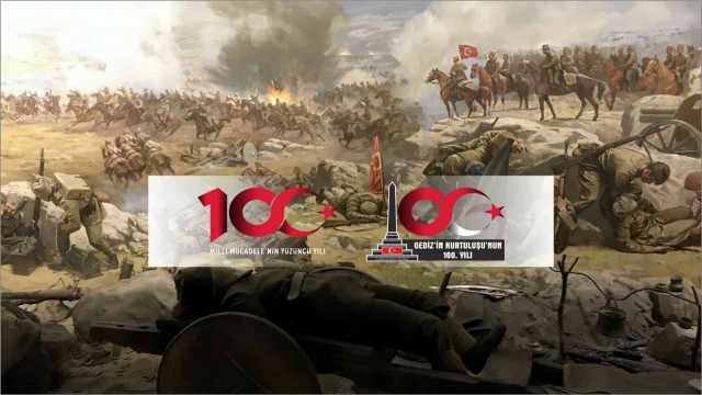 Gediz’in 100. yılına özel logo