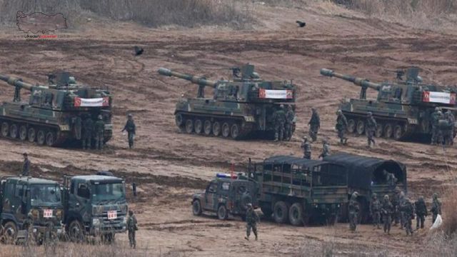 Güney Kore'de "savaş simülasyonlu" tatbikat