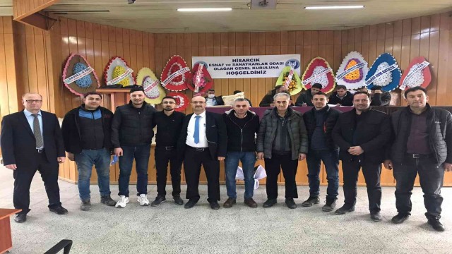 Hisarcık Esnaf ve Sanatkarlar Odası Başkanı Tosun, güven tazeledi